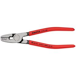 Knipex Crimpzange für Aderendhülsen mit Fronteinführung mit Kunststoff überzogen 180 mm Nr. 97 81 180