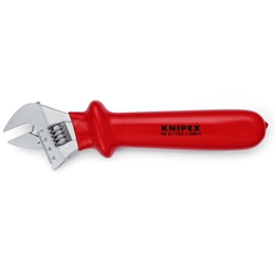 Knipex Rollgabelschlüssel tauchisoliert verchromt 260 mm Nr. 98 07 250