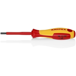 Knipex Schraubendreher für Innensechskantschrauben isolierender Mehrkomponenten-Griff, VDE-geprüft brüniert 182 mm Nr. 98 13 40