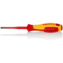 Knipex Schraubendreher (Slim) PlusMinus Pozidriv PZ® isolierender Mehrkomponenten-Griff, VDE-geprüft brüniert 187 mm Nr. 98 25 01 SLS