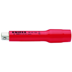 Knipex Verlängerung mit Innen- / Außenvierkant 1/2 Zoll 125 mm Nr. 98 45 125