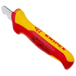 Knipex Abmantelungsmesser isolierender Mehrkomponenten-Griff, VDE-geprüft 170 mm Nr. 98 53 03