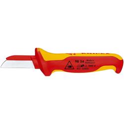 Knipex Kabelmesser isolierender Mehrkomponenten-Griff, VDE-geprüft 190 mm (SB-Karte/Blister) Nr. 98 54 SB