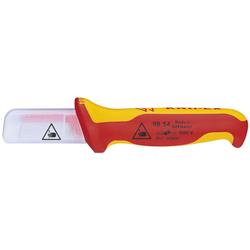 Knipex Kabelmesser isolierender Mehrkomponenten-Griff, VDE-geprüft 190 mm (SB-Karte/Blister) Nr. 98 54 SB
