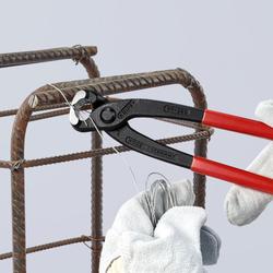 Knipex Monierzange (Rabitz- oder Flechterzange) mit Kunststoff überzogen schwarz atramentiert 280 mm (SB-Karte/Blister) Nr. 99 01 280 SB