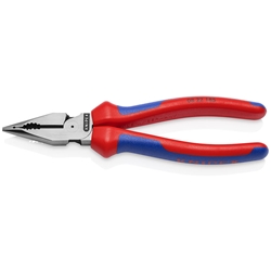 Knipex Spitz-Kombizange, poliert mit 2K-Griffen, SB Verpackung Nr. 08 22 185 SB