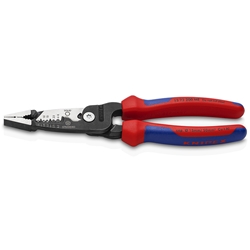 Knipex Multifunktions-Elektrikerzange, mit getauchten Griffen Nr. 13 72 200 ME
