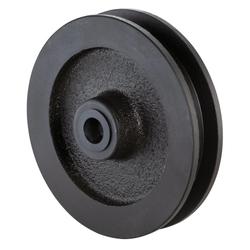 Tür-Rolle, Rad Ø 120/100mm, Radb. 23mm, Gleitlager und Achse, Radk. Guss, Tragkr. 100kg Nr. A15.120