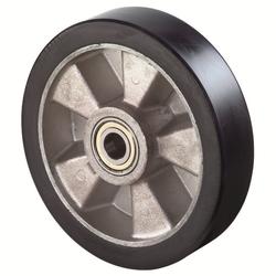 Rad, Rad Ø 125mm, Guss-Polyurethan schwarz, Radb. 40mm, Nabenl. 40mm, Kugellager, Radk. Aluminium, Tragkr. 225kg Nr. B91.125
