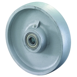 Rad, Rad Ø 200mm, Guss, Radb. 50mm, Nabenl. 52mm, Kugellager, Radk. Guss, Tragkr. 1.500kg Nr. C81.200
