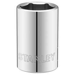 Stanley 1/2 Zoll 6-Kant Stecknuss 18mm mit MaxiDrive-Profil Nr. STMT86518-0