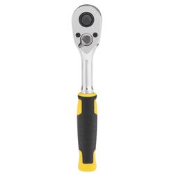 Stanley 1/4 Zoll Umschaltknarre, 72 Zähne, Griff aus Bi-Material für Kontrolle und Komfort Nr. STMT82663-0