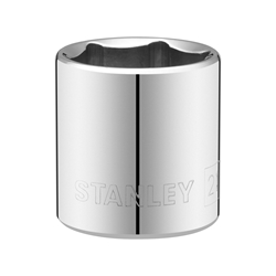 Stanley 3/8 Zoll 6-Kant Stecknuss 21mm mit MaxiDrive-Profil Nr. STMT86316-0