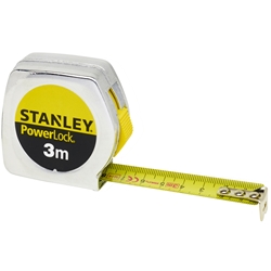 Stanley Bandmaß Powerlock Kunststoff 3m/12,7mm Nr. 0-33-238
