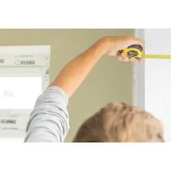 Stanley Bandmaß Tylon Dual Lock 3m mit zweiteiliger Bandbremse für präzise Innenmessungen und bruchsicherem Zwei-Komponenten-Gehäuse Nr. STHT36802-0