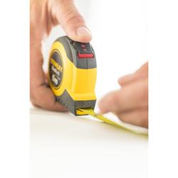 Stanley Bandmaß Tylon Dual Lock 5m mit zweiteiliger Bandbremse für präzise Innenmessungen und bruchsicherem Zwei-Komponenten-Gehäuse Nr. STHT36803-0