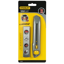 Stanley Interlock Cutter 18mm mit 5 Carbide Klingen Nr. 7-10-018