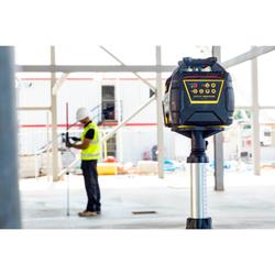 Stanley FatMax Rotations-Laser rot (Lithium-Ionen) mit Lotfunktion auf-/abwärts, im PRO-STACK Koffer Nr. FMHT77449-1