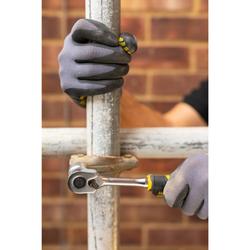 Stanley FatMax 1/2 Zoll High Perfomance Umschaltknarre, 120 Zähne, mit Bi-Material Griff für Kontrolle und Komfort Nr. FMMT82678-0