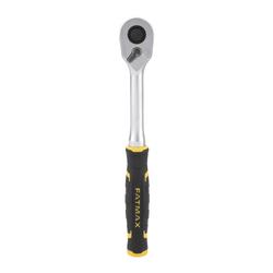Stanley FatMax 1/4 Zoll High Perfomance Umschaltknarre, 120 Zähne, mit Bi-Material Griff für Kontrolle und Komfort Nr. FMMT82676-0