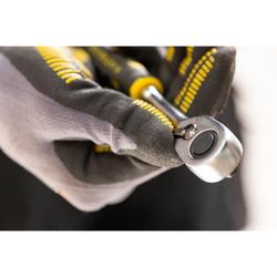Stanley FatMax 1/4 Zoll High Perfomance Umschaltknarre, 120 Zähne, mit Bi-Material Griff für Kontrolle und Komfort Nr. FMMT82676-0