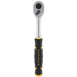 Stanley FatMax 3/8 Zoll High Perfomance Umschaltknarre, 120 Zähne, mit Bi-Material Griff für Kontrolle und Komfort Nr. FMMT82677-0
