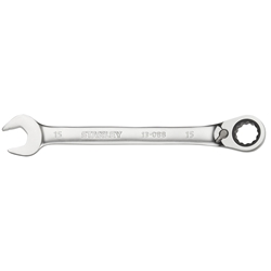 Stanley FatMax Ringmaulschlüssel mit Ratsche 15mm, 72 Zähne, 12-Kant, 15° gekröpft Nr. FMMT13088-0