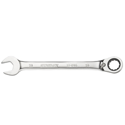 Stanley FatMax Ringmaulschlüssel mit Ratsche 19mm, 72 Zähne, 12-Kant, 15° gekröpft Nr. FMMT13096-0