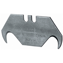 Stanley Klingen 1996 Hakenklinge 50x19mm ohne Lochung 100 Stück in Box zum Schneiden Nr. 1-11-983