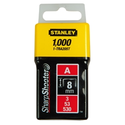 Stanley Klammern Typ A 4mm 1000 St. für Elektro- u. Handtacker Typ A stabile Verp. Nr. 1-TRA202T