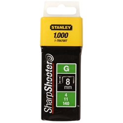 Stanley Klammern Typ G 8mm 1000 St. für Elektro- u. Handtacker Typ G stabile Verp. Nr. 1-TRA705T