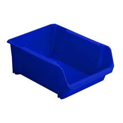 Stanley Lagersichtkasten #4 Blau, ideal zur Aufbewahrung von Kleinteilen, Werkzeug und Zubehör Nr. STST82743-1