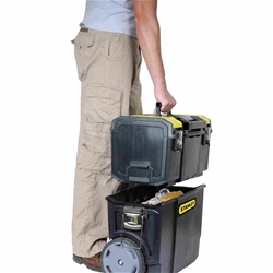 Stanley Mobile Montagebox 47,5x63x28,4cm 3-in-1 abnehmbare Werkzeugbox Organizer Nr. 1-70-326