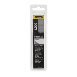 Stanley Nägel 25mm 1000 Stück für diverse Tacker rostbeständig beschicht. Stahl Nr. 1-SWKBN100T