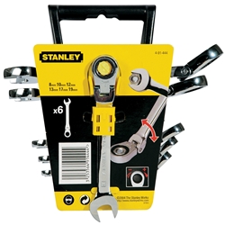 Stanley Ringmaulschlüssel-Set 6-teilig 8-10-12-13-17-19mm Maxi-Drive-Plus-Profil Nr. 4-91-444