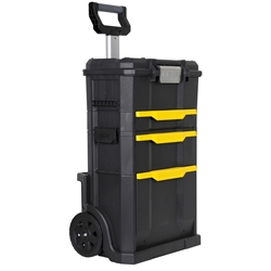 Stanley Rollende Werkstatt 48,8x77x34,8cm 3 tragbare Werkzeugboxen Teleskopgriff Nr. STST1-70344