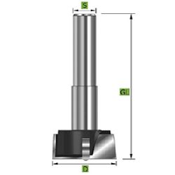 Edessö-Kunstbohrer HM, kurz, 40 mm Nr. 146040010