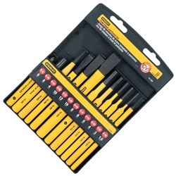 Stanley Schlagwerkzeug Set Meissel-Körner u. Durchschläger Set 12-tlg. Nr. 4-18-299