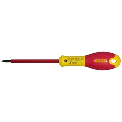 Stanley Schraubendreher FatMax Phillips PH1 Klingenlänge 100mm isol. b. 10.000 V Nr. 0-65-415