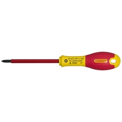 Stanley Schraubendreher FatMax Phillips PH0 Klingenlänge 75mm isol. b. 10.000 V Nr. 0-65-414