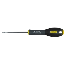 Stanley Schraubendreher FatMax Phillips PH0 Klingenlänge 75mm mit Aufhängeauge Nr. 0-65-206