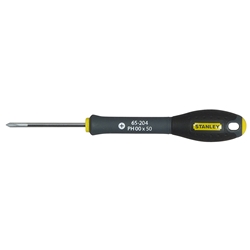 Stanley Schraubendreher FatMax Phillips PH00 Klingenlänge 50mm mit Aufhängeauge Nr. 0-65-204