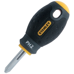 Stanley Schraubendreher FatMax Phillips PH1 Klingenlänge 30mm mit Aufhängeauge Nr. 0-65-406