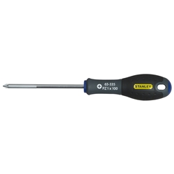 Stanley Schraubendreher FatMax Pozidriv PZD1 Klingenlänge 100mm mit Aufhängeauge Nr. 0-65-335