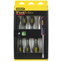 Stanley Schraubendreher-Set FatMax 6-teilig Torx Qualitätsstahl sandgestrahlte Spitzen Nr. 0-65-099