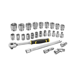 Stanley FatMax 1/2 Zoll STAK Steckschlüssel Set 26-teilig im großen STAK Koffer Nr. FMMT98103-1