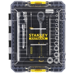 Stanley FatMax 1/4 Zoll STAK Steckschlüssel-Set 48-teilig im mittelgroßen STAK Koffer Nr. FMMT98101-0