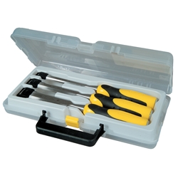 Stanley Stechbeitel Dynagrip, Kunststoffgriff mit Schlagkappe, Set 3-tlg. 12, 18, 25mm Nr. 2-16-883