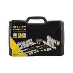 Stanley FatMax 1/2 Zoll + 1/4 Zoll Steckschlüssel Set, 81-teilig Nr. FMMT82826-1