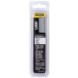 Stanley Nägel 15mm 1000 Stück für diverse Tacker rostbeständig beschicht. Stahl Nr. 1-SWK-BN0625T